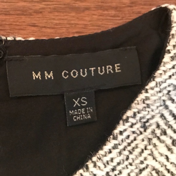 MM Couture Wool Peplum Top - Picture 3 of 4